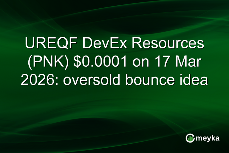 UREQF DevEx Resources (PNK) $0.0001 on 17 Mar 2026: oversold bounce idea