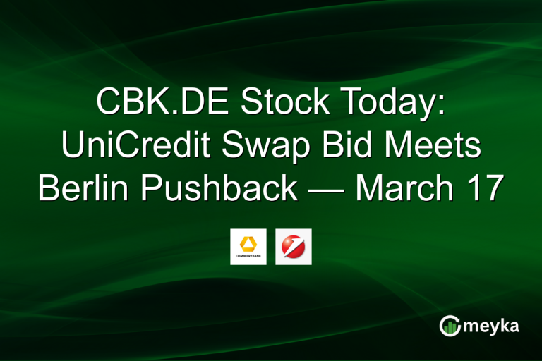 CBK.DE Stock Today: UniCredit Swap Bid Meets Berlin Pushback — March 17