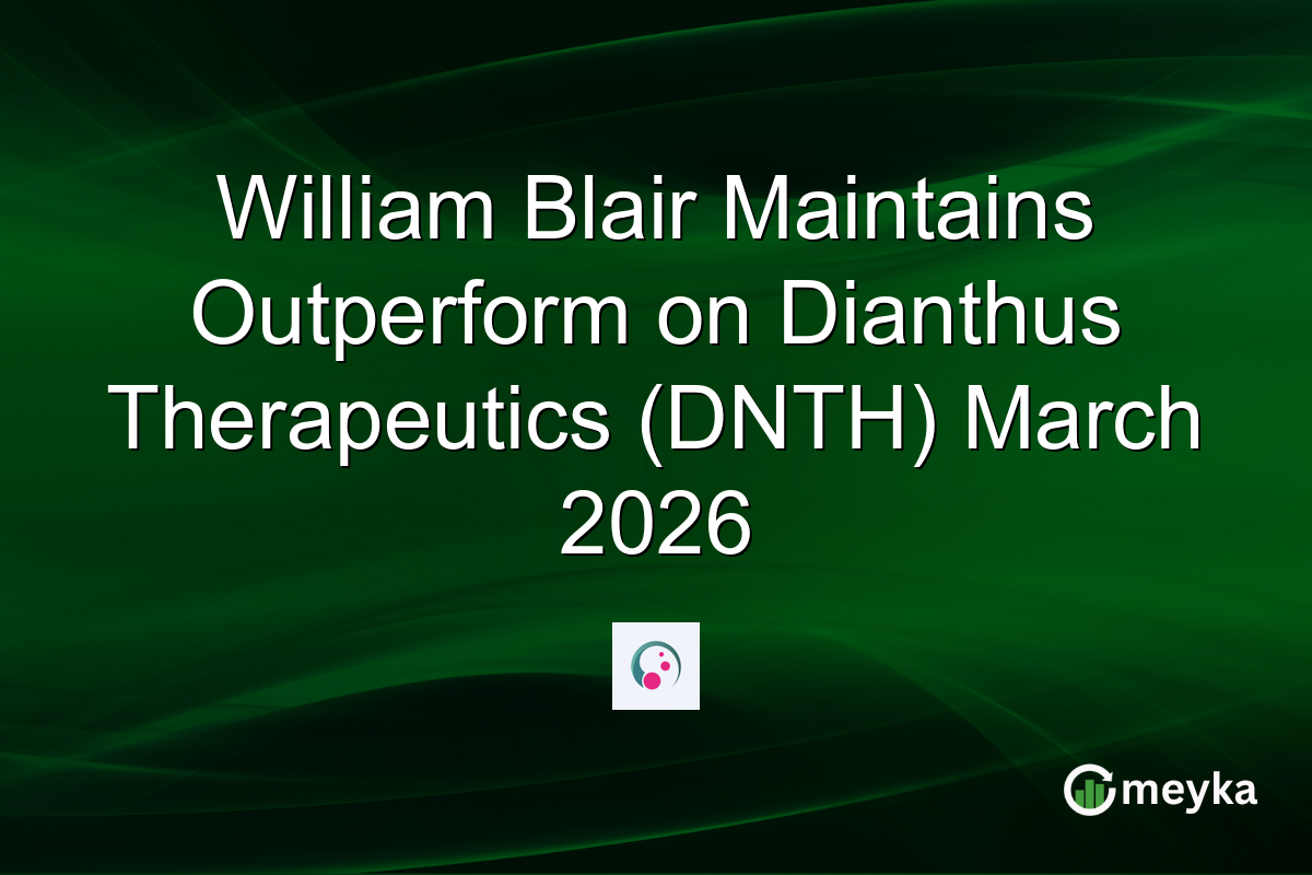 William Blair Maintains Outperform on Dianthus Therapeutics (DNTH) March 2026