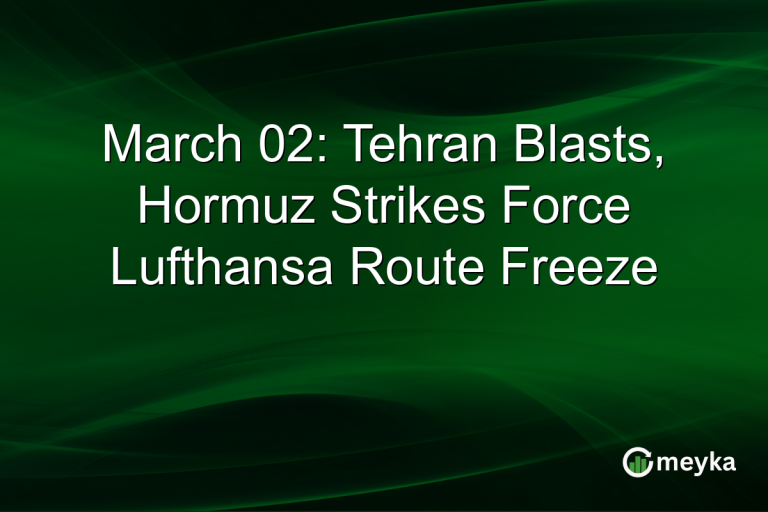 March 02: Tehran Blasts, Hormuz Strikes Force Lufthansa Route Freeze