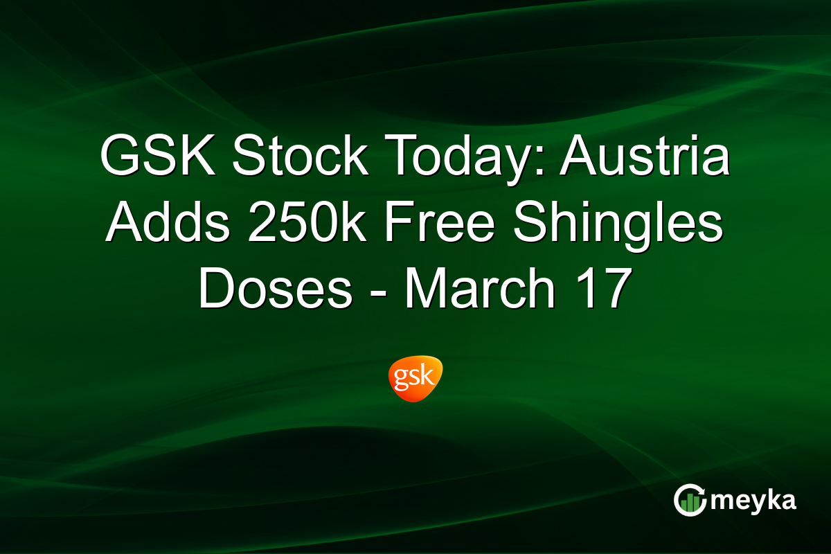 GSK Stock Today: Austria Adds 250k Free Shingles Doses – March 17