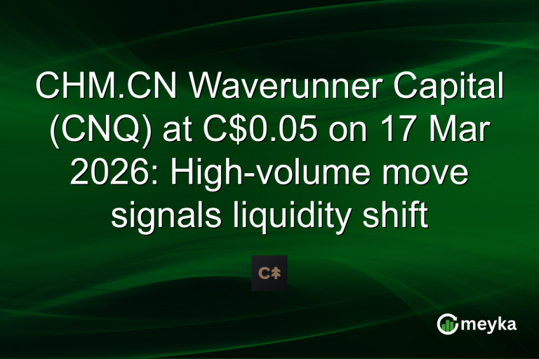 CHM.CN Waverunner Capital (CNQ) at C$0.05 on 17 Mar 2026: High-volume move signals liquidity shift