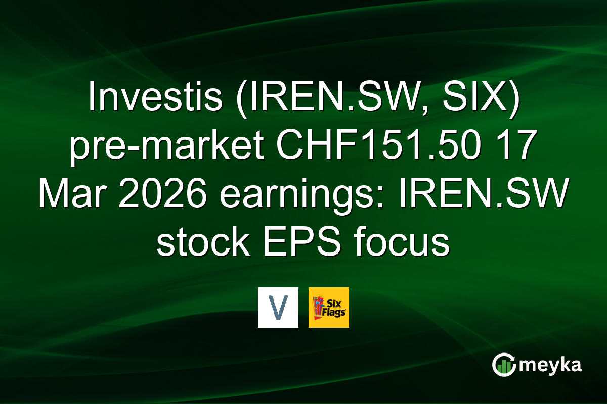 Investis (IREN.SW, SIX) pre-market CHF151.50 17 Mar 2026 earnings: IREN.SW stock EPS focus
