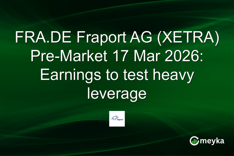 FRA.DE Fraport AG (XETRA) Pre-Market 17 Mar 2026: Earnings to test heavy leverage