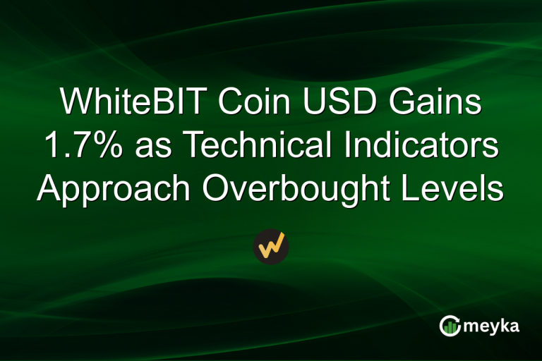 WhiteBIT Coin USD Gains 1.7% as Technical Indicators Approach Overbought Levels