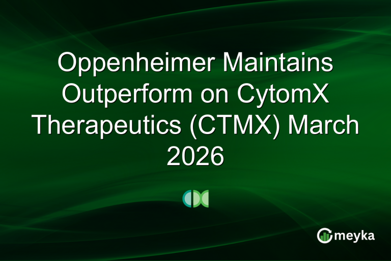 Oppenheimer Maintains Outperform on CytomX Therapeutics (CTMX) March 2026