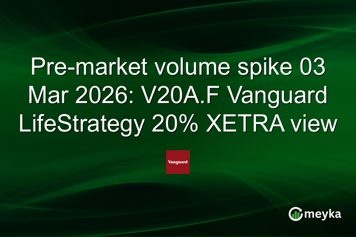 Pre-market volume spike 03 Mar 2026: V20A.F Vanguard LifeStrategy 20% XETRA view