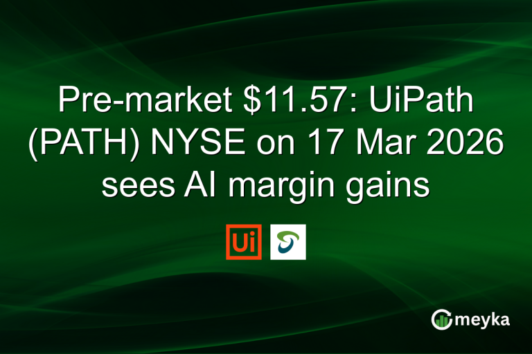 Pre-market $11.57: UiPath (PATH) NYSE on 17 Mar 2026 sees AI margin gains
