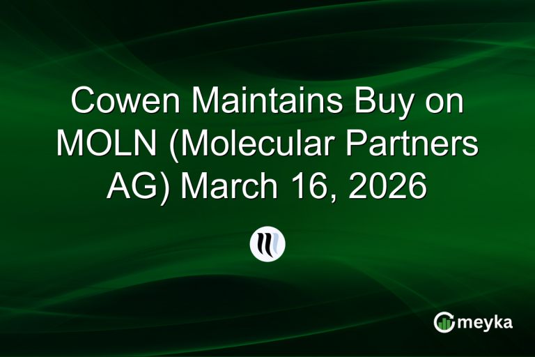 Cowen Maintains Buy on MOLN (Molecular Partners AG) March 16, 2026