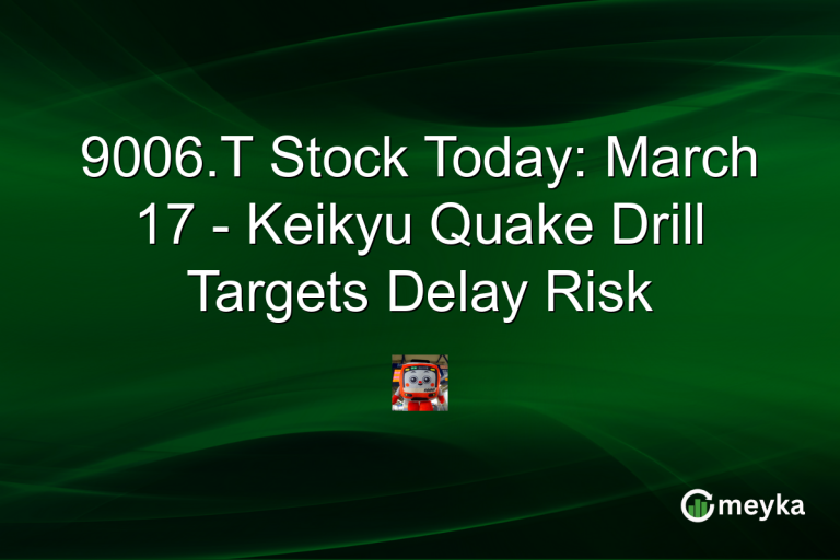 9006.T Stock Today: March 17 - Keikyu Quake Drill Targets Delay Risk