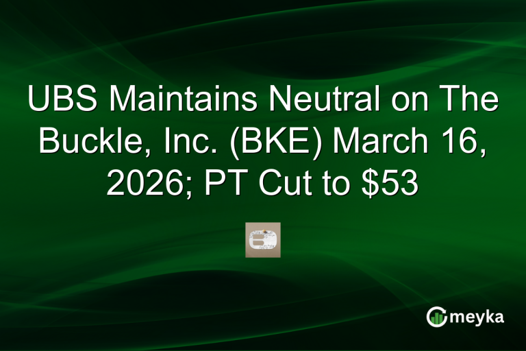 UBS Maintains Neutral on The Buckle, Inc. (BKE) March 16, 2026; PT Cut to $53