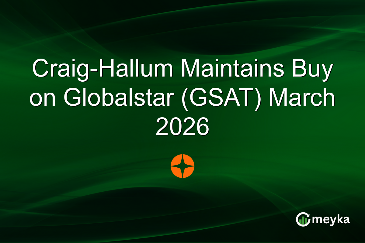 Craig-Hallum Maintains Buy on Globalstar (GSAT) March 2026