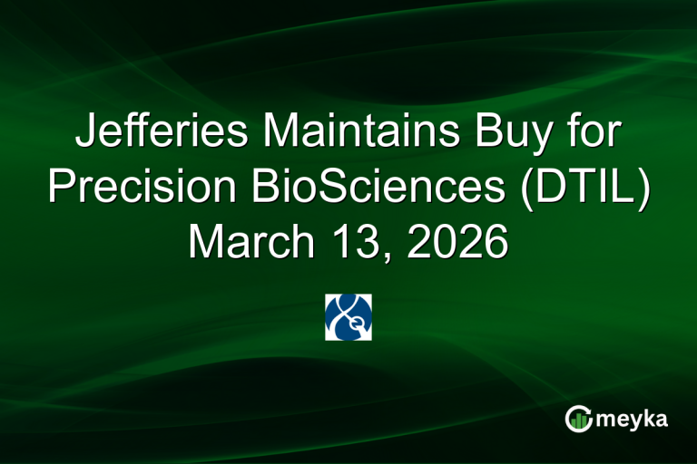 Jefferies Maintains Buy for Precision BioSciences (DTIL) March 13, 2026