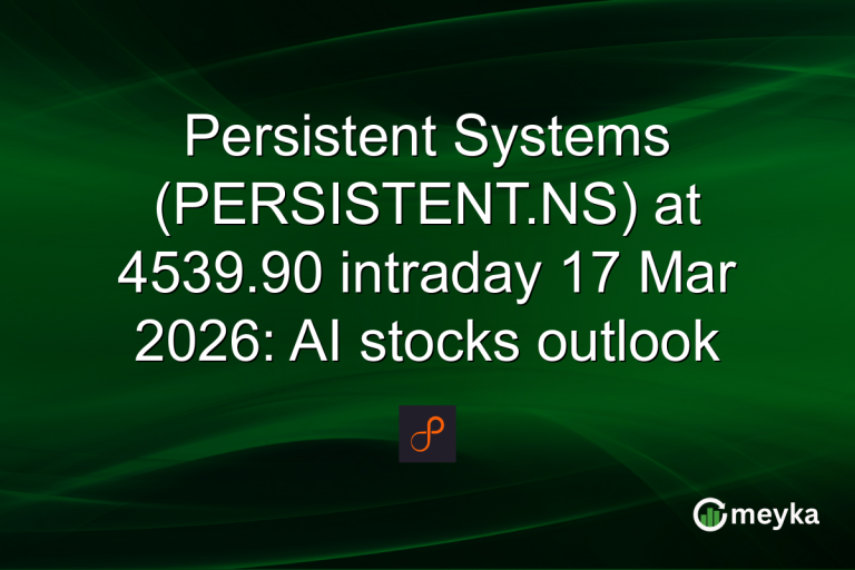 Persistent Systems (PERSISTENT.NS) at 4539.90 intraday 17 Mar 2026: AI stocks outlook