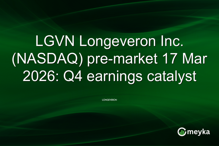 LGVN Longeveron Inc. (NASDAQ) pre-market 17 Mar 2026: Q4 earnings catalyst