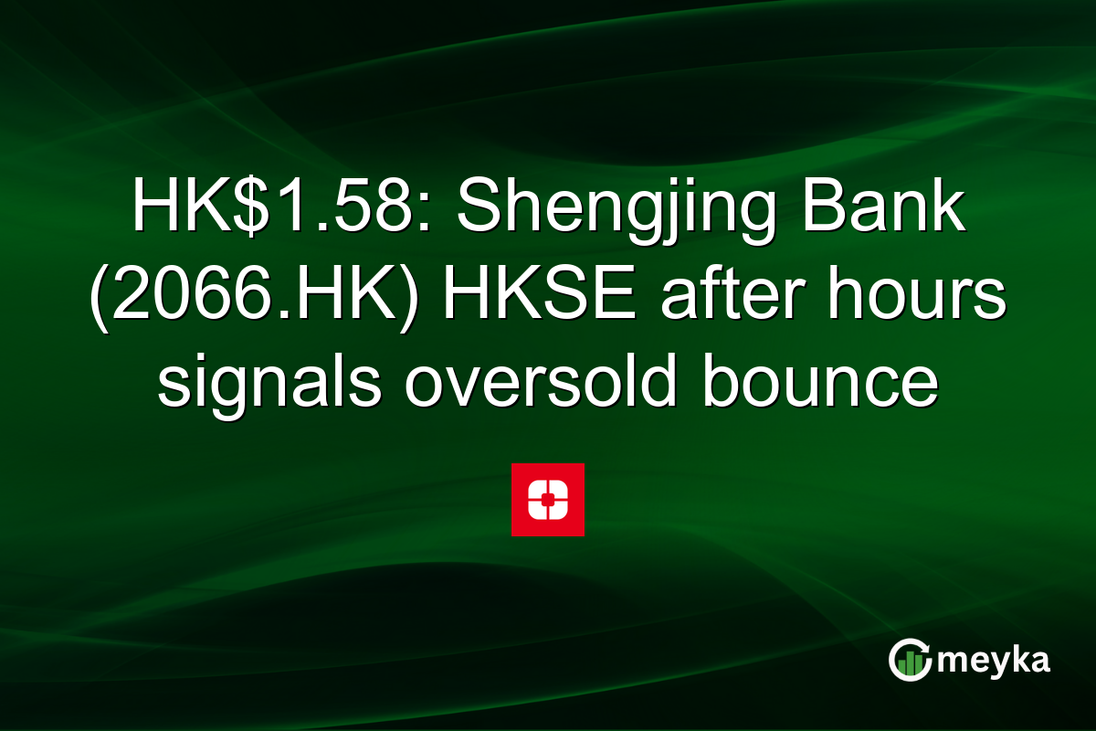 HK$1.58: Shengjing Bank (2066.HK) HKSE after hours signals oversold bounce