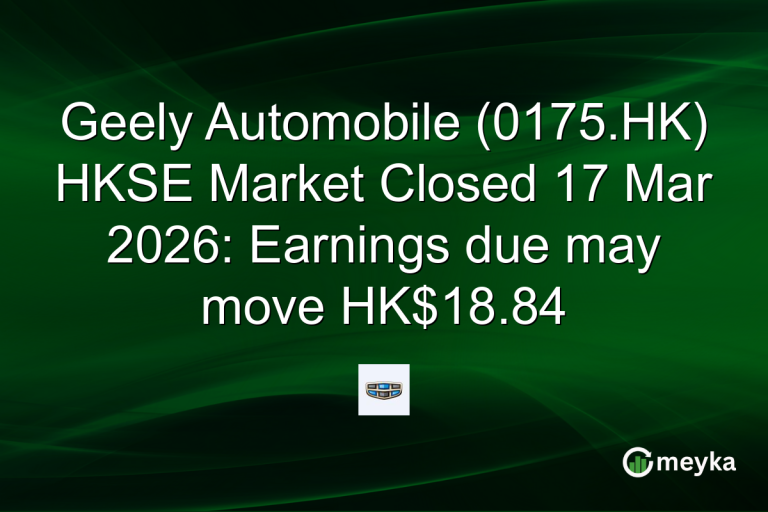 Geely Automobile (0175.HK) HKSE Market Closed 17 Mar 2026: Earnings due may move HK$18.84