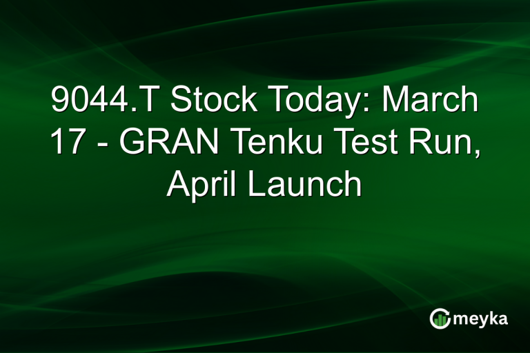 9044.T Stock Today: March 17 - GRAN Tenku Test Run, April Launch