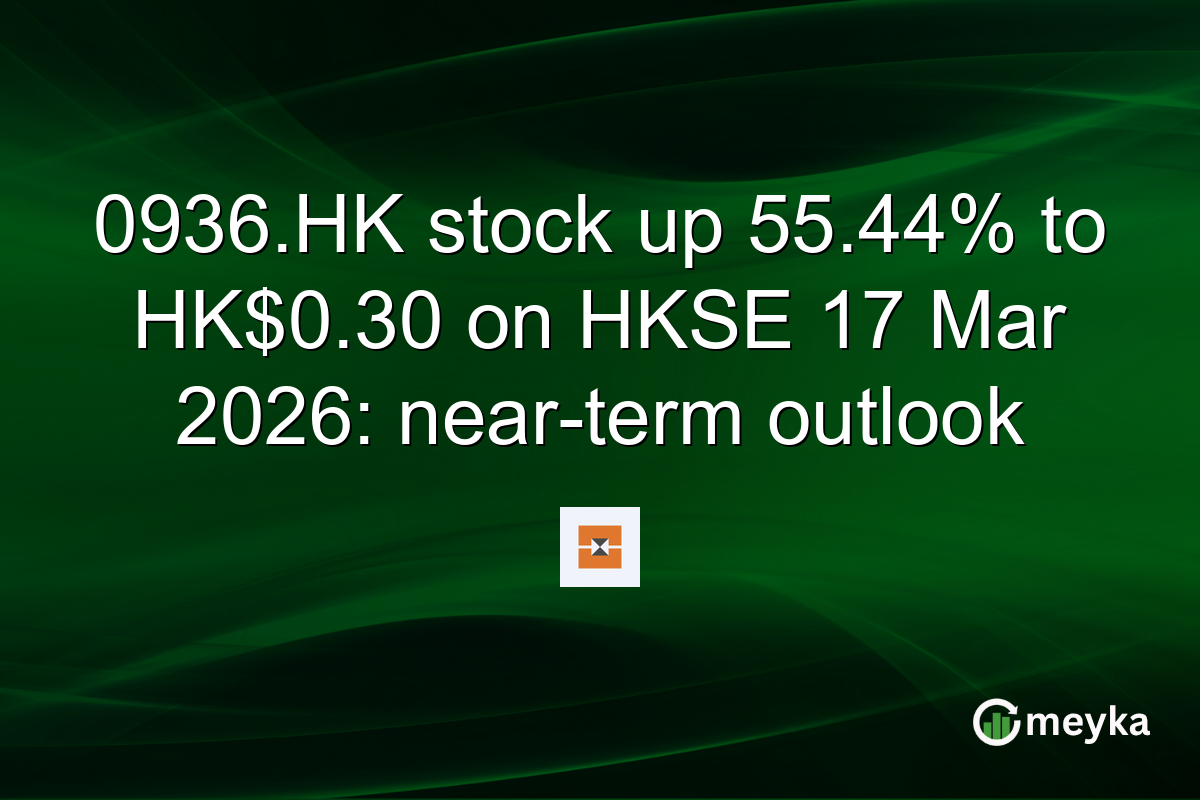0936.HK stock up 55.44% to HK$0.30 on HKSE 17 Mar 2026: near-term outlook
