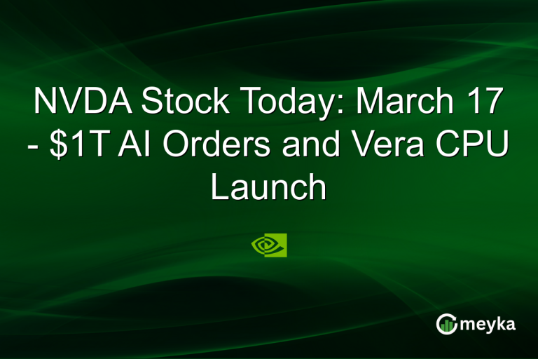 NVDA Stock Today: March 17 - $1T AI Orders and Vera CPU Launch