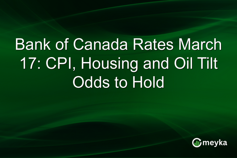 Bank of Canada Rates March 17: CPI, Housing and Oil Tilt Odds to Hold