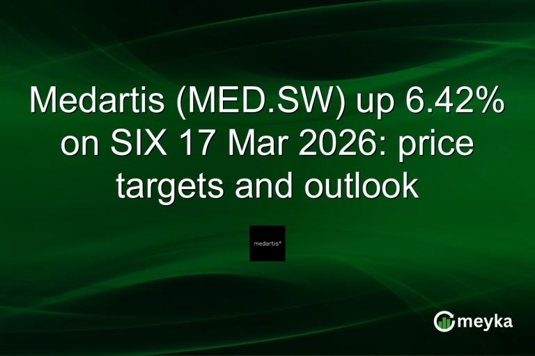 Medartis (MED.SW) up 6.42% on SIX 17 Mar 2026: price targets and outlook