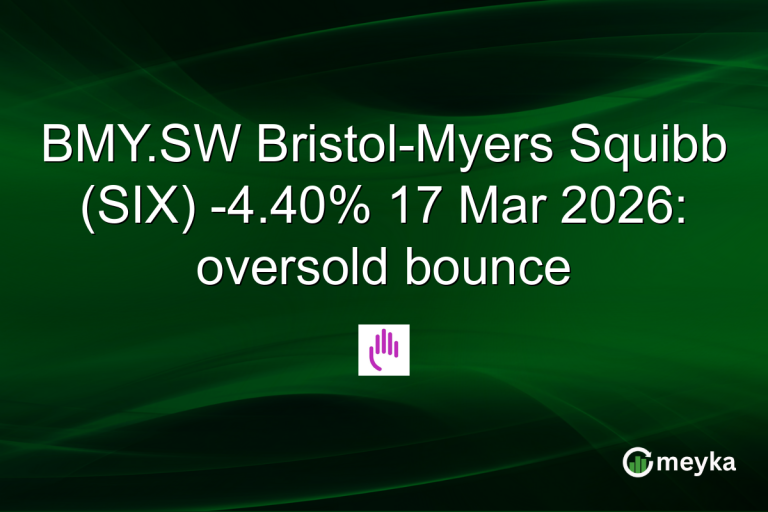 BMY.SW Bristol-Myers Squibb (SIX) -4.40% 17 Mar 2026: oversold bounce