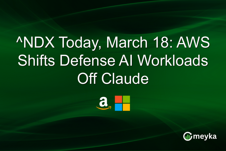 ^NDX Today, March 18: AWS Shifts Defense AI Workloads Off Claude