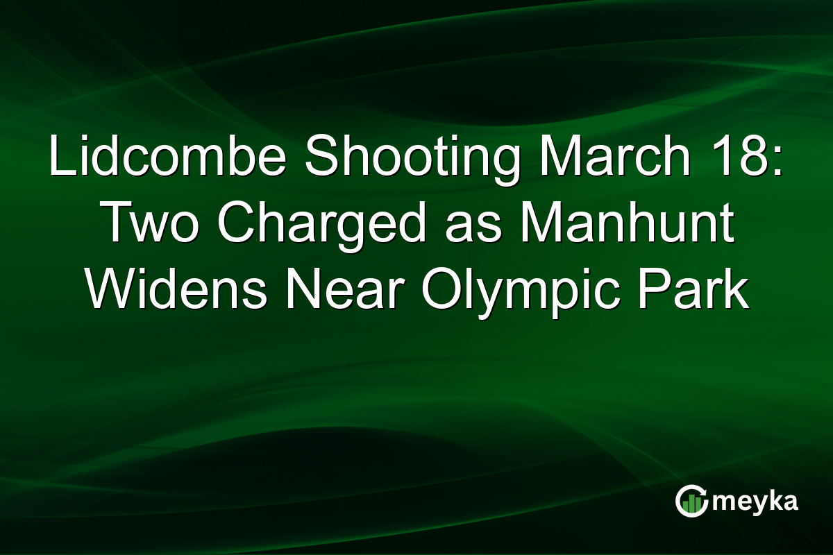 Lidcombe Shooting March 18: Two Charged as Manhunt Widens Near Olympic Park