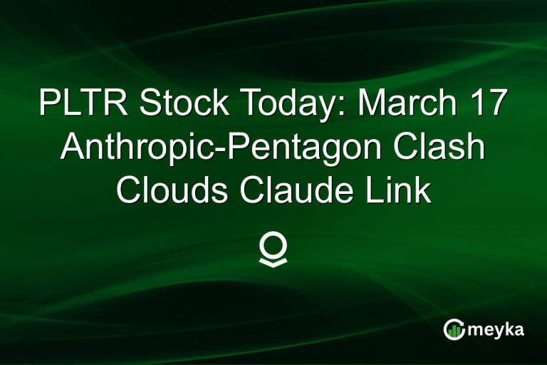 PLTR Stock Today: March 17 Anthropic-Pentagon Clash Clouds Claude Link