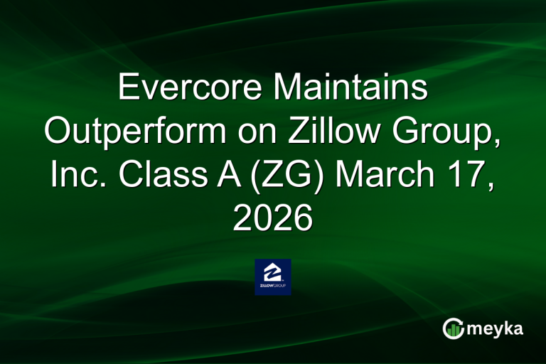 Evercore Maintains Outperform on Zillow Group, Inc. Class A (ZG) March 17, 2026