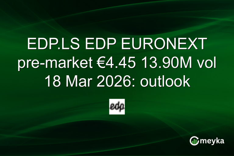 EDP.LS EDP EURONEXT pre-market €4.45 13.90M vol 18 Mar 2026: outlook
