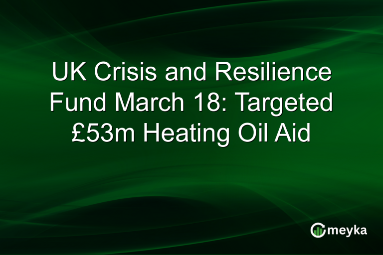 UK Crisis and Resilience Fund March 18: Targeted £53m Heating Oil Aid