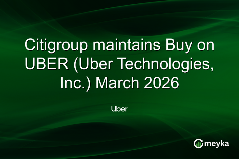 Citigroup maintains Buy on UBER (Uber Technologies, Inc.) March 2026