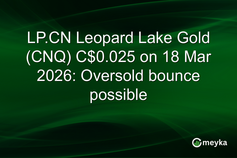 LP.CN Leopard Lake Gold (CNQ) C$0.025 on 18 Mar 2026: Oversold bounce possible