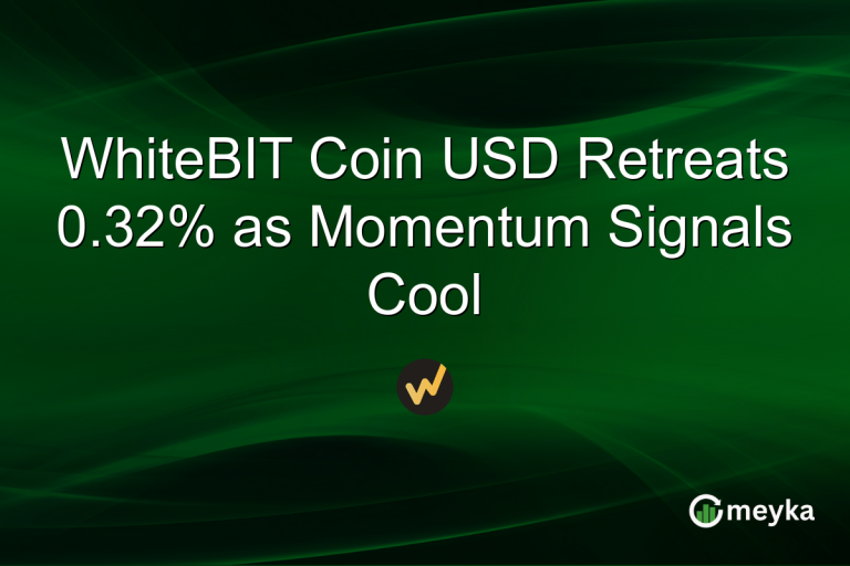 WhiteBIT Coin USD Retreats 0.32% as Momentum Signals Cool