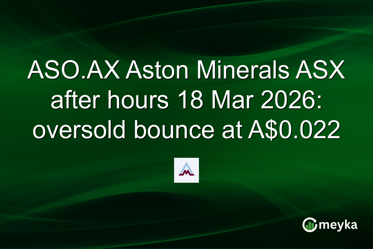 ASO.AX Aston Minerals ASX after hours 18 Mar 2026: oversold bounce at A$0.022