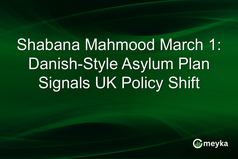 Shabana Mahmood March 1: Danish-Style Asylum Plan Signals UK Policy Shift