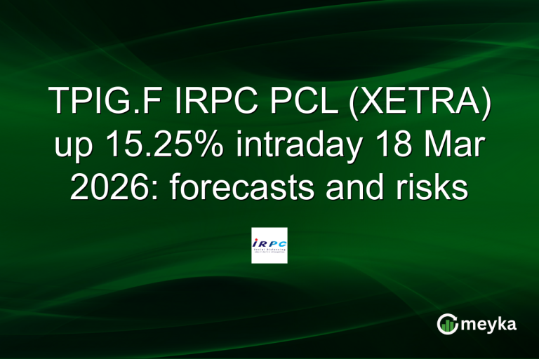 TPIG.F IRPC PCL (XETRA) up 15.25% intraday 18 Mar 2026: forecasts and risks