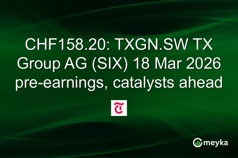 CHF158.20: TXGN.SW TX Group AG (SIX) 18 Mar 2026 pre-earnings, catalysts ahead