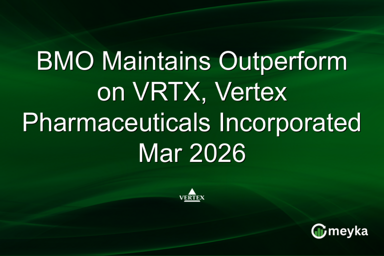 BMO Maintains Outperform on VRTX, Vertex Pharmaceuticals Incorporated Mar 2026