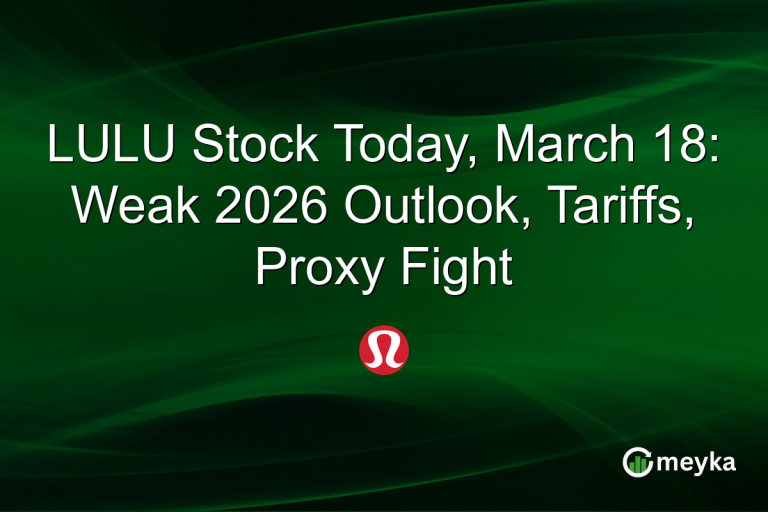 LULU Stock Today, March 18: Weak 2026 Outlook, Tariffs, Proxy Fight