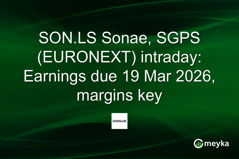 SON.LS Sonae, SGPS (EURONEXT) intraday: Earnings due 19 Mar 2026, margins key