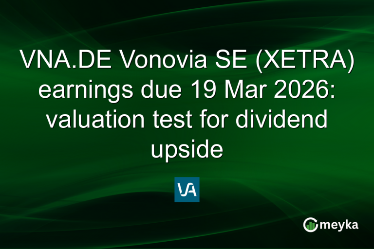 VNA.DE Vonovia SE (XETRA) earnings due 19 Mar 2026: valuation test for dividend upside