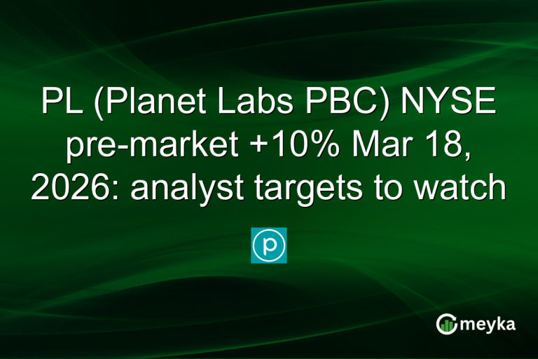 PL (Planet Labs PBC) NYSE pre-market +10% Mar 18, 2026: analyst targets to watch