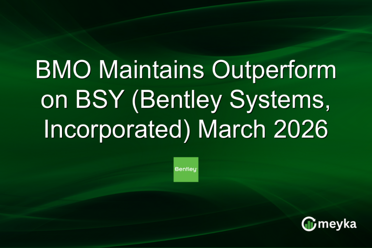 BMO Maintains Outperform on BSY (Bentley Systems, Incorporated) March 2026