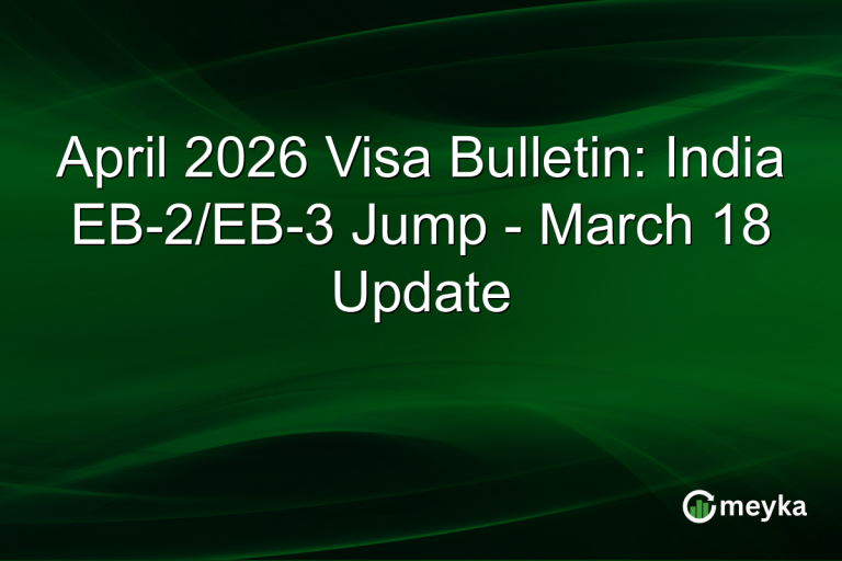 April 2026 Visa Bulletin: India EB-2/EB-3 Jump - March 18 Update