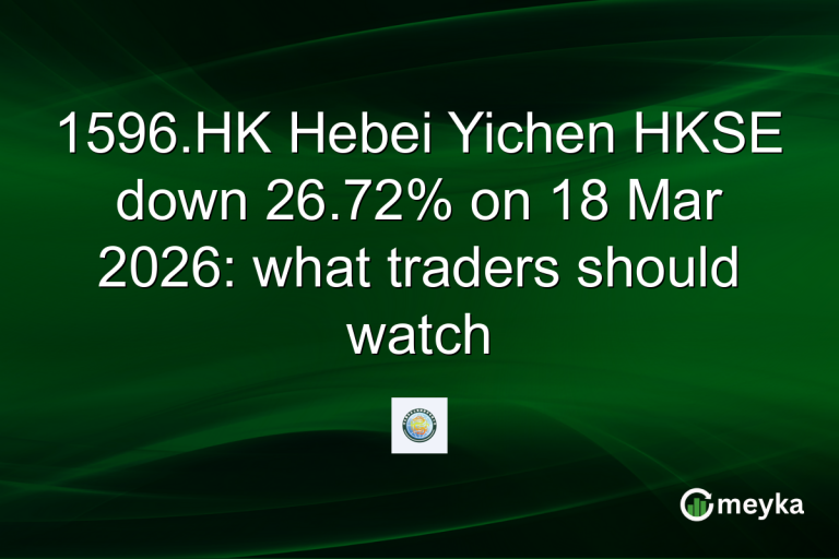 1596.HK Hebei Yichen HKSE down 26.72% on 18 Mar 2026: what traders should watch