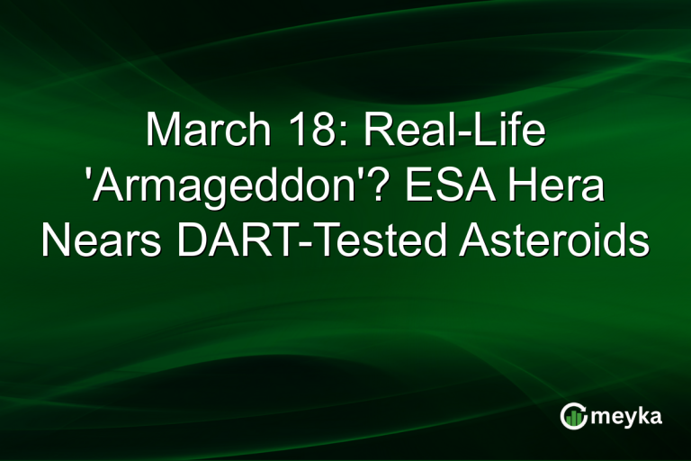 March 18: Real-Life 'Armageddon'? ESA Hera Nears DART-Tested Asteroids