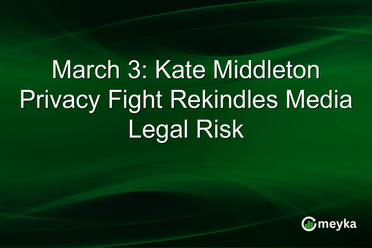 March 3: Kate Middleton Privacy Fight Rekindles Media Legal Risk